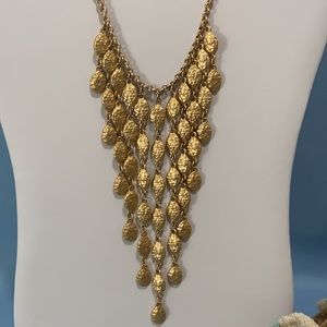 Gold tone necklace